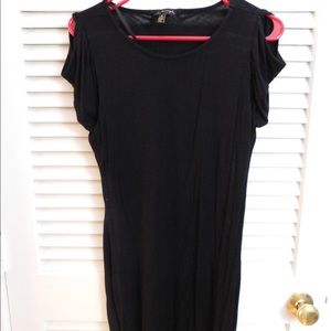 Black cotton dress